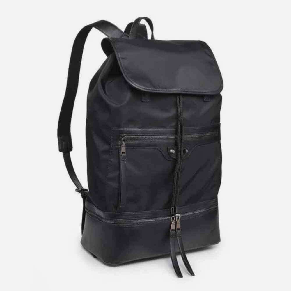 Porter + Bond Archer Travel Backpack Black Nylon Large Rucksack Casual Bag